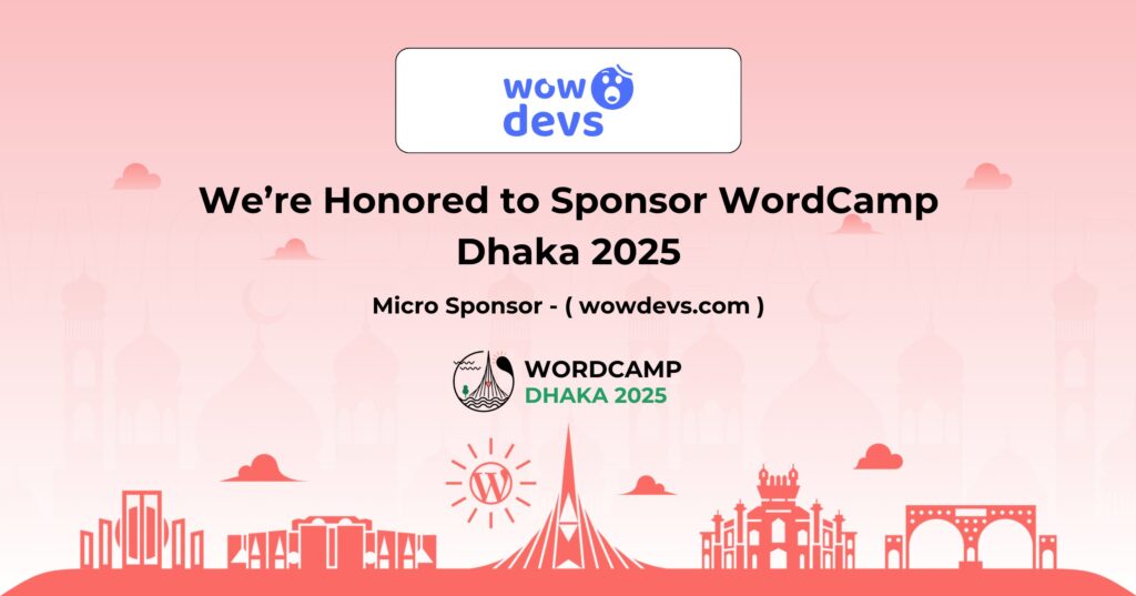 wowDevs - WordCampDhaka - Sponsor