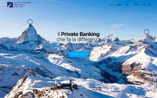 Banca del Sempione website