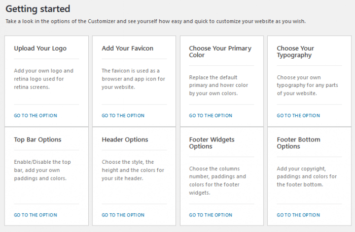 OceanWP Theme Panel OceanWP Theme Panel