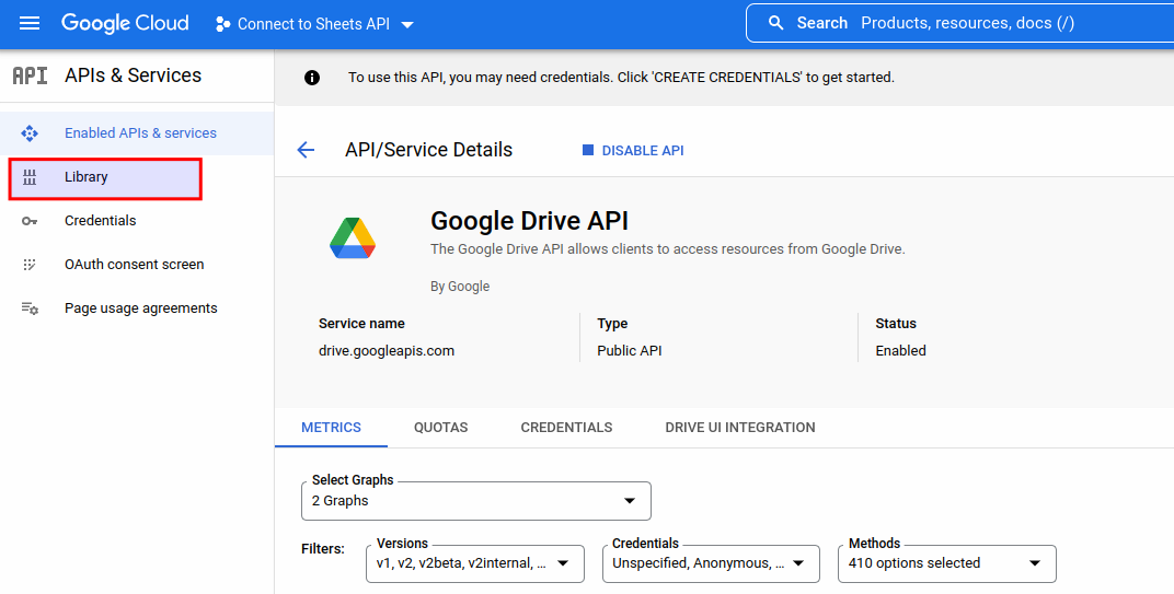 google-API-details