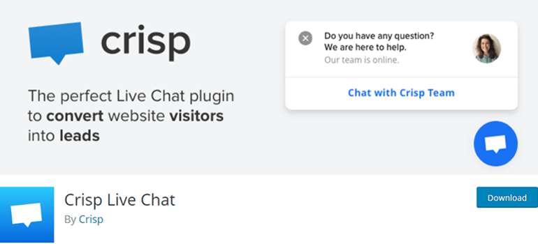Crisp Live Chat WordPress Plugin