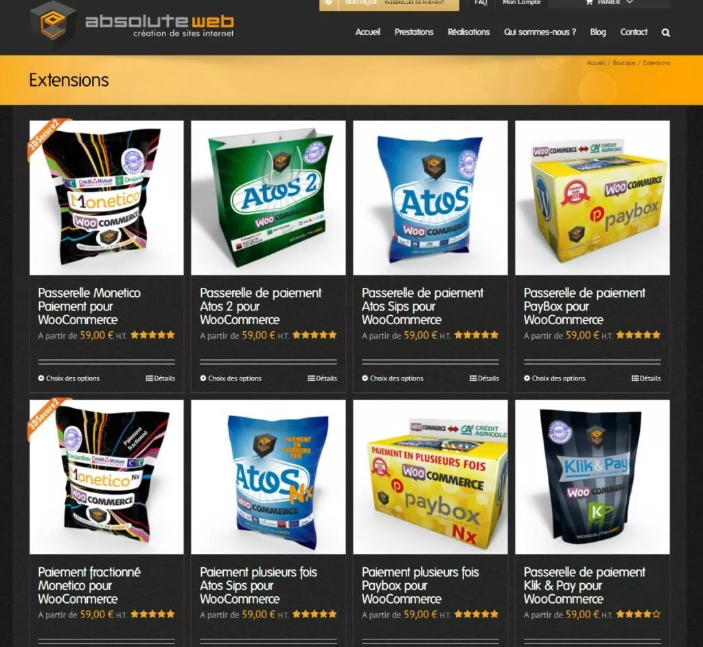 absoluteweb paiement CB Woo Absoluteweb Paiement Cb Woo