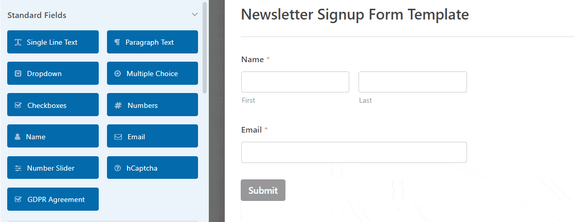 Adding forms' field with WPForms - WPForms Campo do formulário GDPR