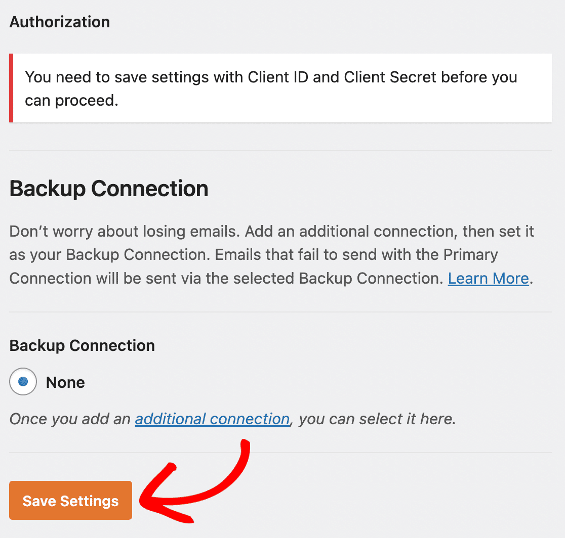Google Mailer Save Settings google mailer guardar configuración
