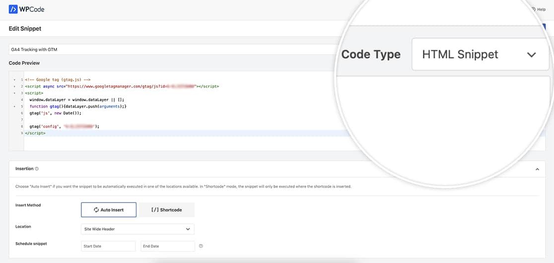 wpforms-save-ga4-snippet - WPForms add the initial script to your site