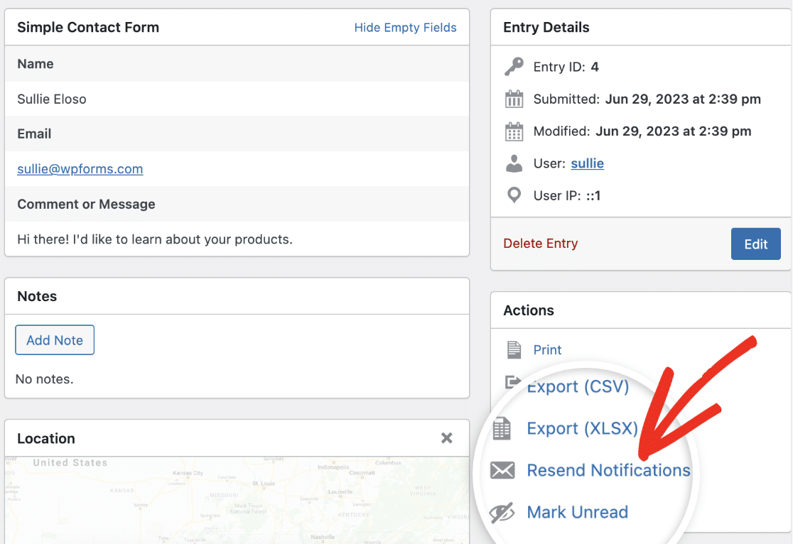 Resend Notifications Reenviar notificações