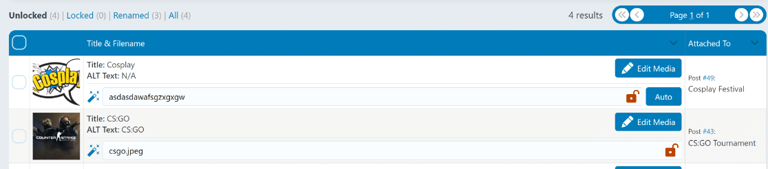 Renaming Media Files - WPForms Renomear arquivos de mídia