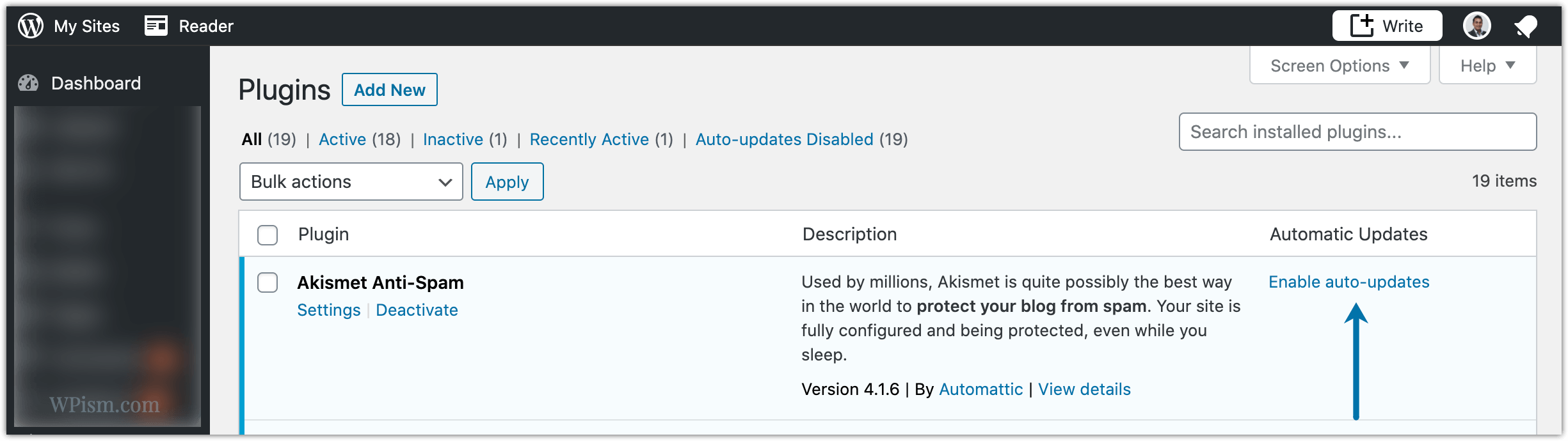 WordPress 5.5 Release – New Features and Updates 7 Enable Auto Update Plugins WordPress 5.5