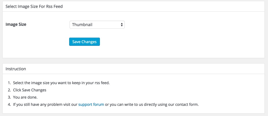 How to Display Featured Image in WordPress RSS feed? 9 Featured Image in RSS feed plugin settings