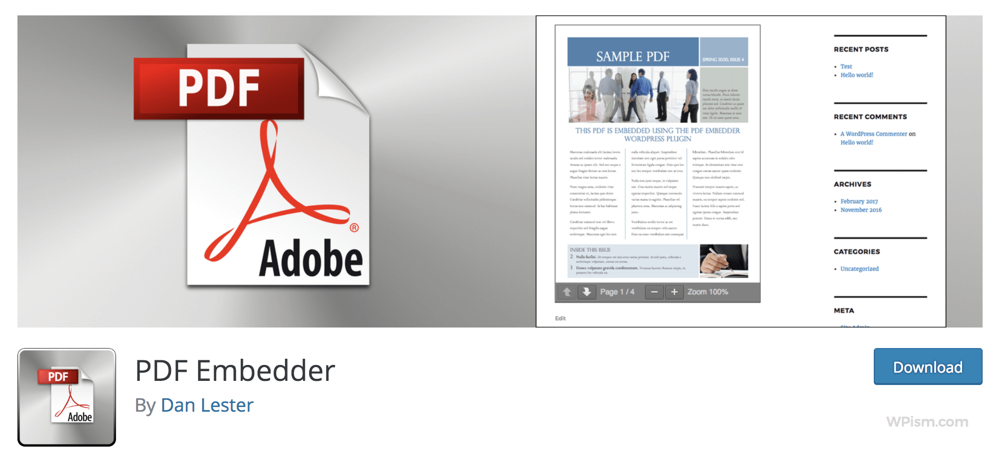 How to Upload and Embed PDF files in WordPress – 2026 Guide 10 PDF Embedder plugin WordPress repository