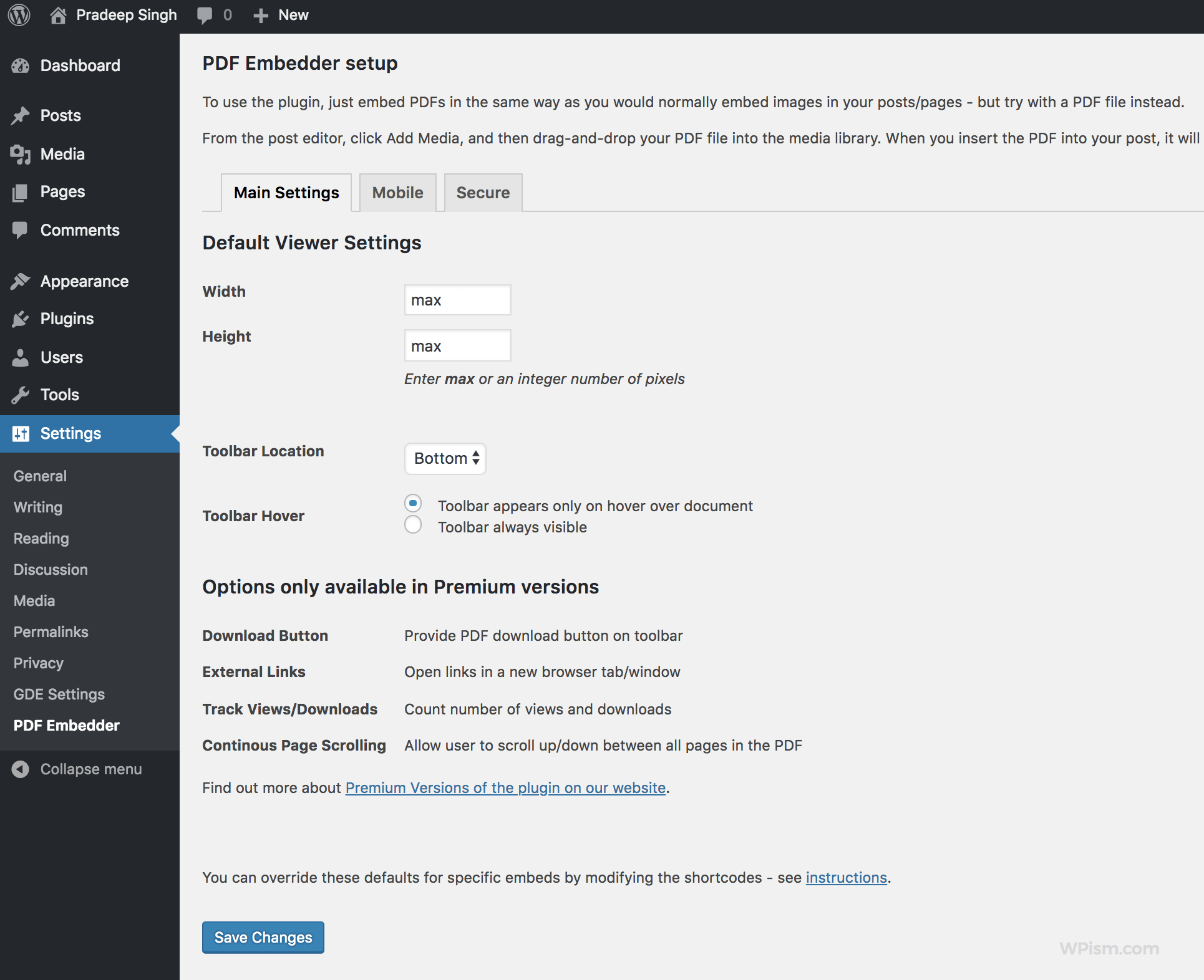 How to Upload and Embed PDF files in WordPress – 2026 Guide 12 PDF Embedder setup options