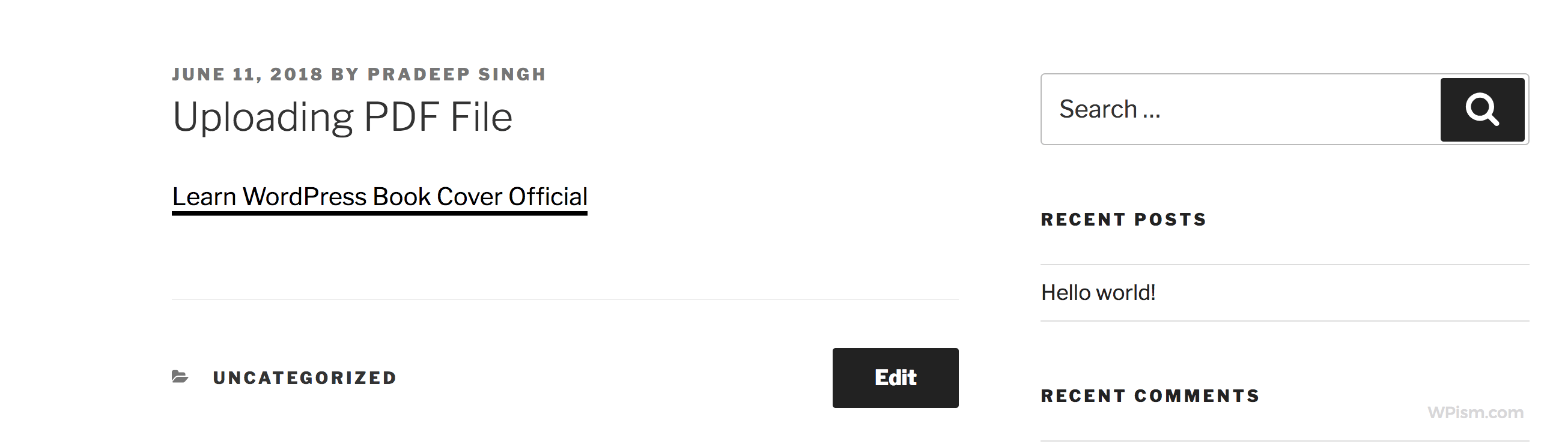 How to Upload and Embed PDF files in WordPress – 2026 Guide 6 PDF File Link in WordPress Post