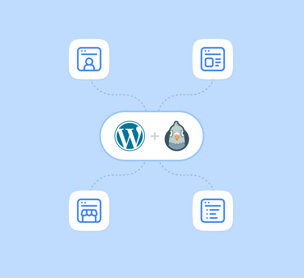 Gmail Website Types - WP Mail SMTP Illustration of Gmail website types