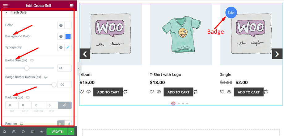 Wyświetlana jest strona sklepu z sekcją sprzedaży błyskawicznej