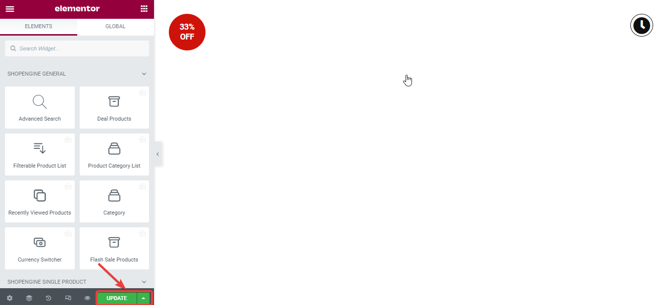 Actualizar imagen del producto