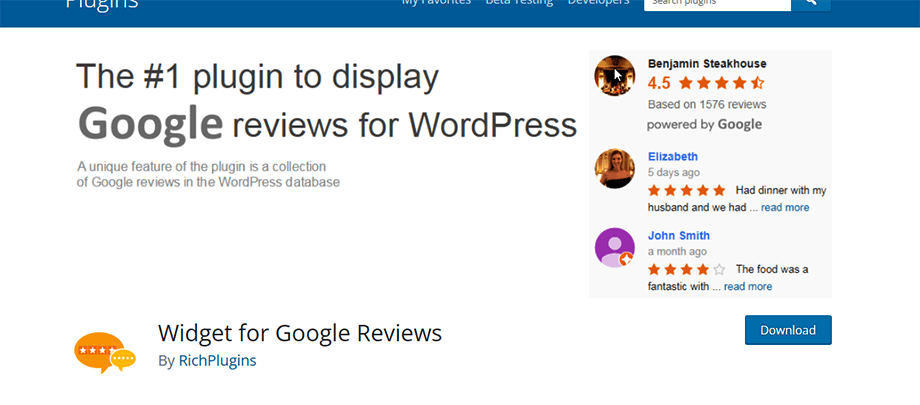 Google-Bewertungs-Widget