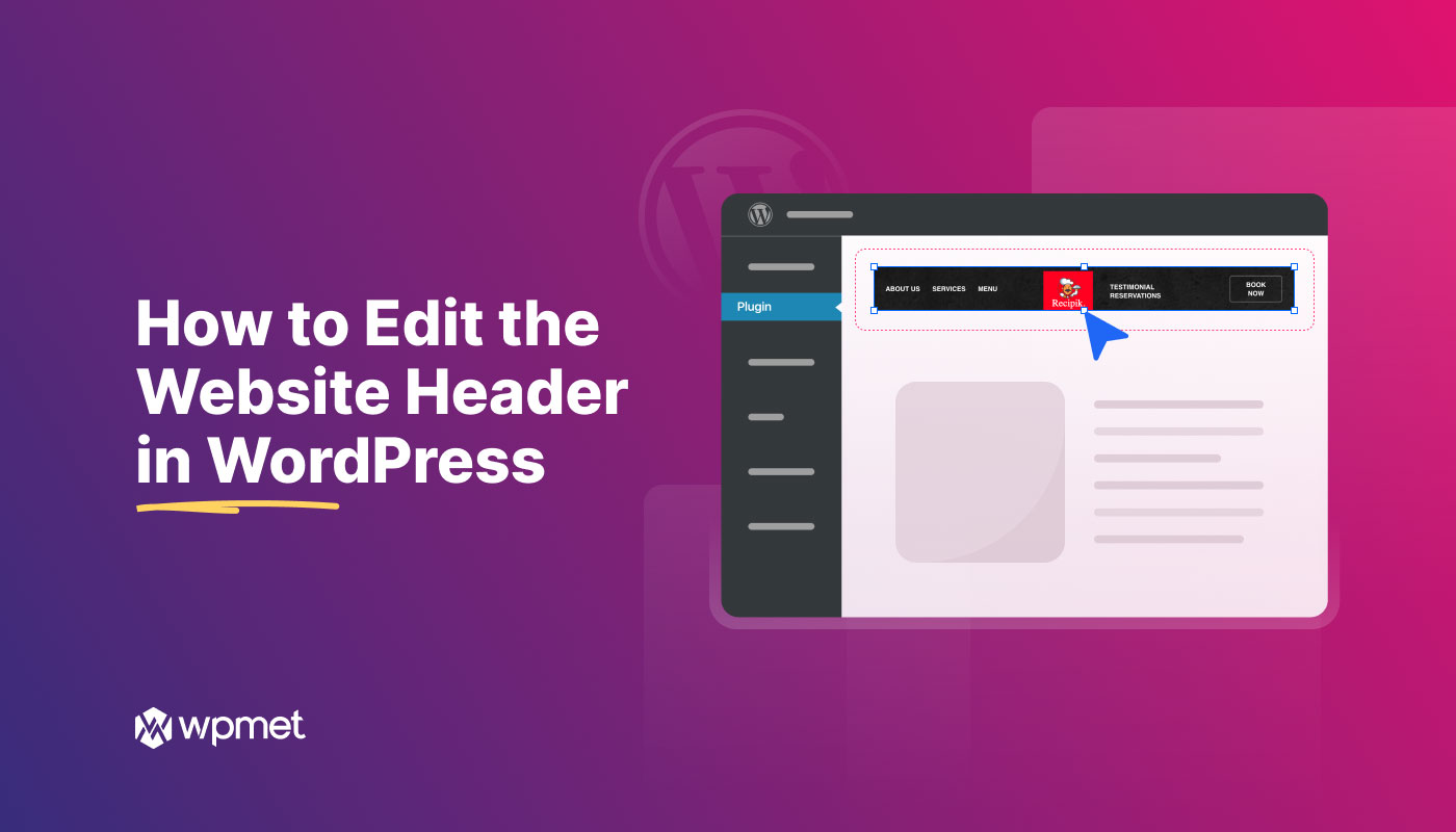 How to Edit Header in WordPress Websites with Elementor and Gutenberg
