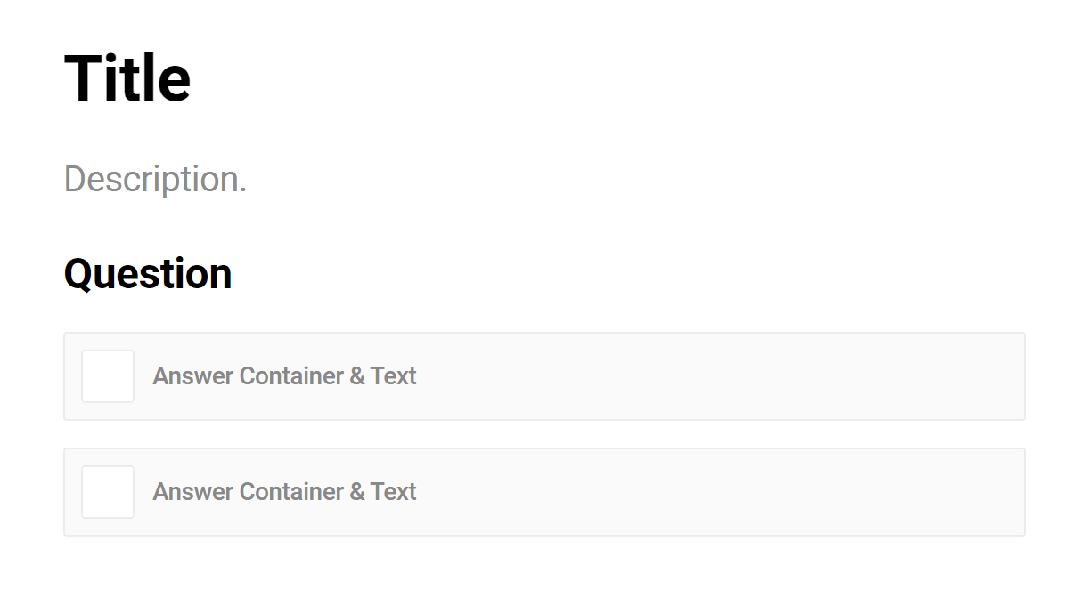 Styling a Forminator quiz with custom CSS