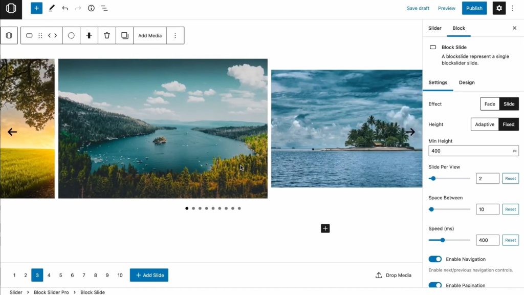 Munir Kamal Updates and Overhauls the Block Slider Plugin