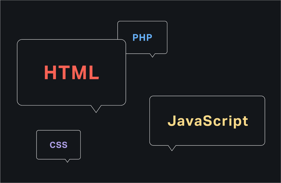 HTML, PHP, CSS and JavaScript working together to build WordPress
