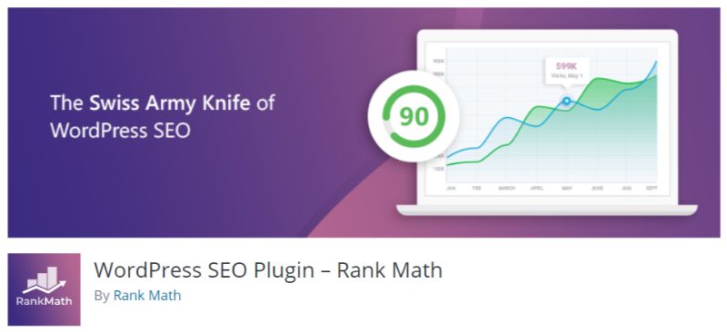 Rank Math SEO plugin for WordPress