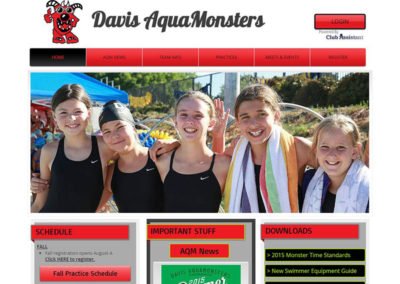Davis Aquamonsters Swim Team