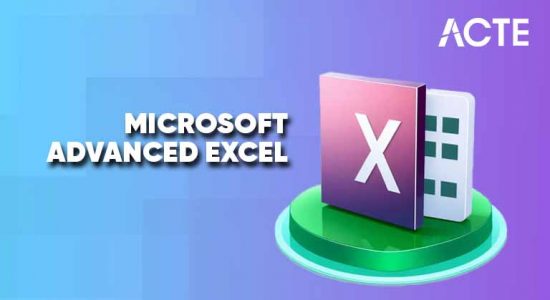 MicroSoft Advanced Excel Training Article