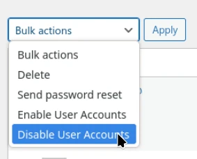 Bulk Disable User Accounts