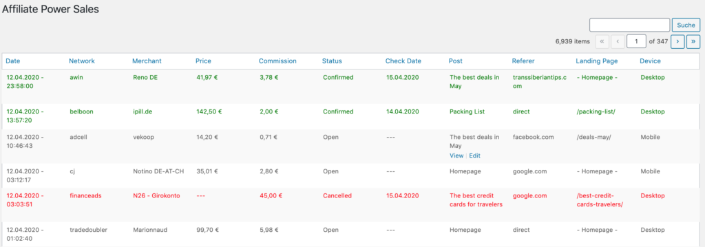 Affiliate Power WordPress Plugin Sales