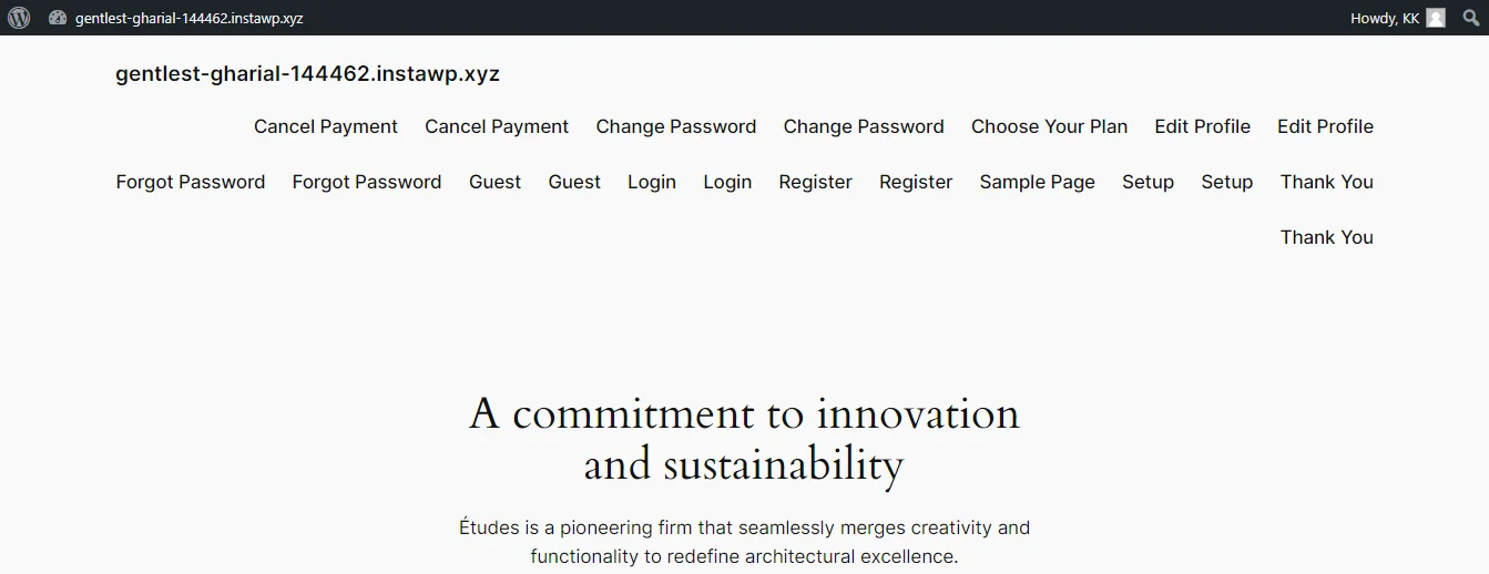 testing front-end for application of the rule