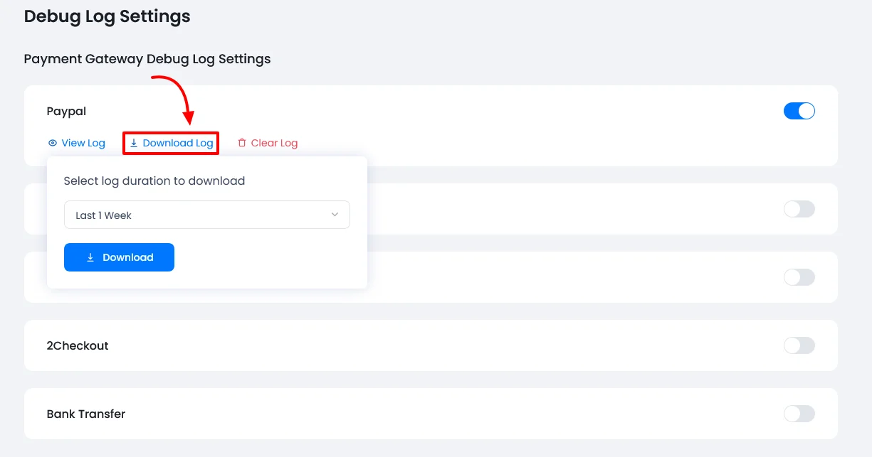 ARMember -Download Log