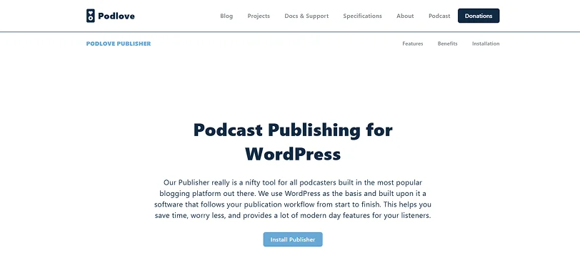 podlove podcast publisher