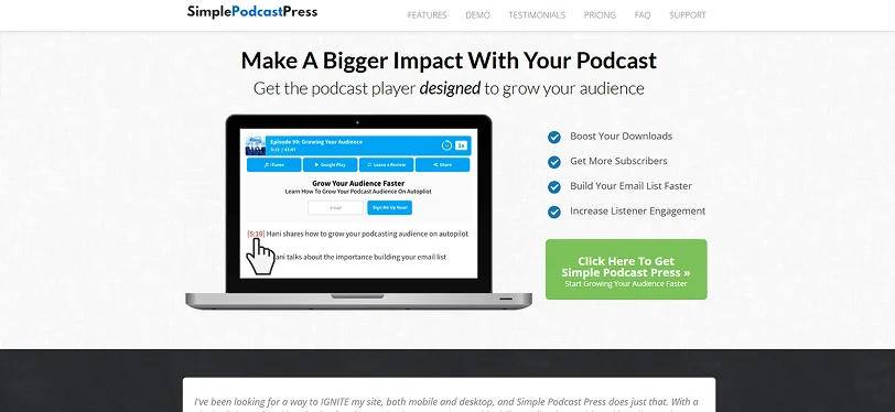 simple podcast press