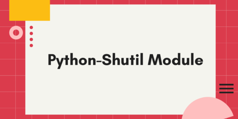 Shutil Module In PYthon
