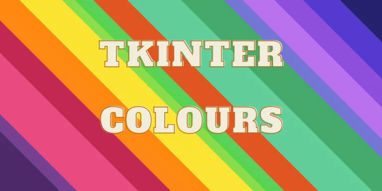Tkinter Colours Cover Image