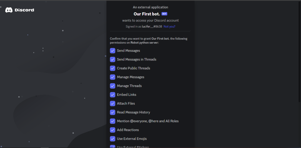Authorize Access To Severs
