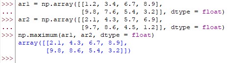 Calculating The Maximum Of N Dimensional Arrays