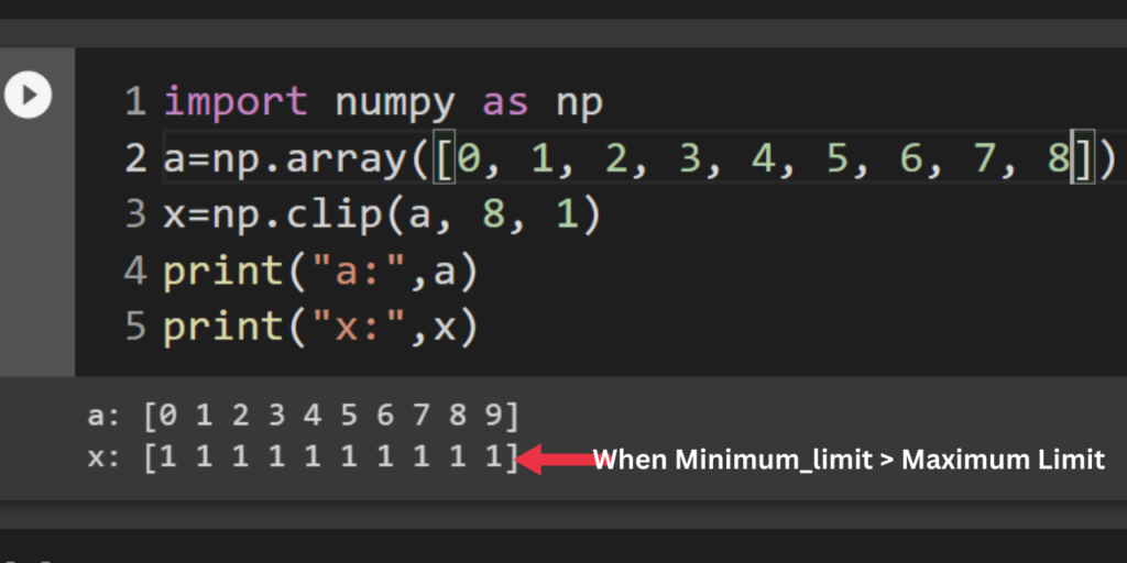 Example3 Whem Minimumim Limit Is More Than Maximum Limit