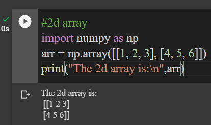 2d Array Example