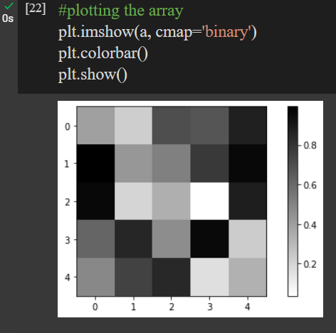 ColorPlotting 2D Array Using Binary Colormap
