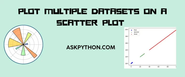 PLOT MULTIPLE DATASETS ON SCATTERPLOT