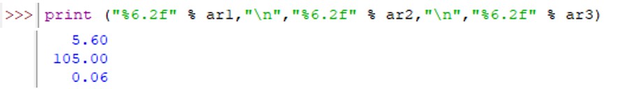 All Values Before After Deicmal Separator Aligned
