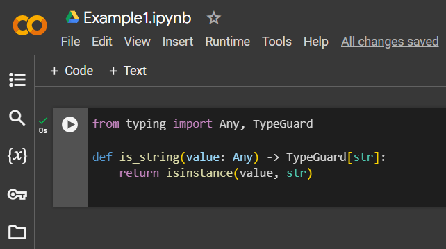TypeGuard in Python