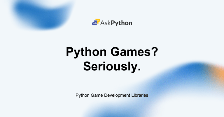 Featured Image For: Python Game Development Libraries