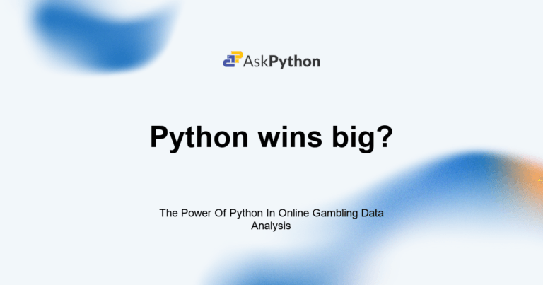 Featured Image For: The Power Of Python In Online Gambling Data Analysis