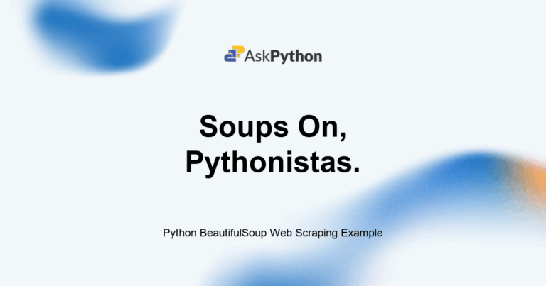 Featured Image For: Python BeautifulSoup Web Scraping Example