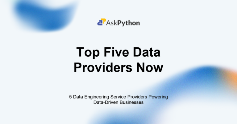 Featured Image For: 5 Data Engineering Service Providers Powering Data Driven Businesses