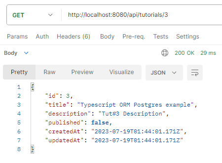 typescript-orm-postgres-example-crud-retrieve-one