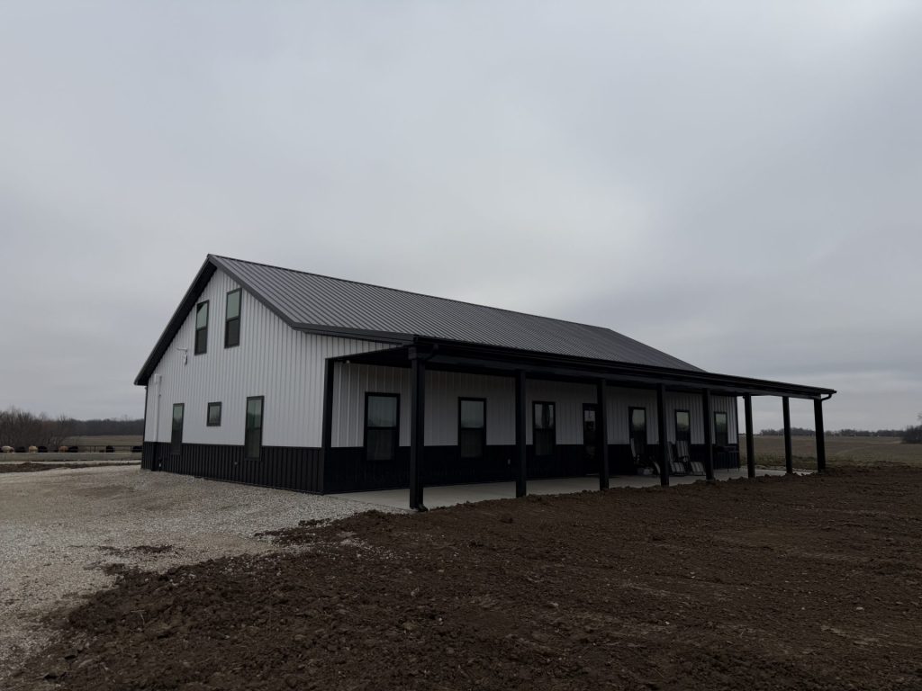 40’x60’x9′ Barndominium, w/ Attic Trusses