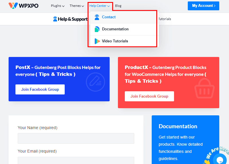 Customer Support: PostX